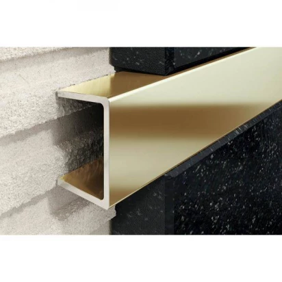 Profil U Listello 25 mm Excellent LIPSOWPZ.25/250 stal/złoty