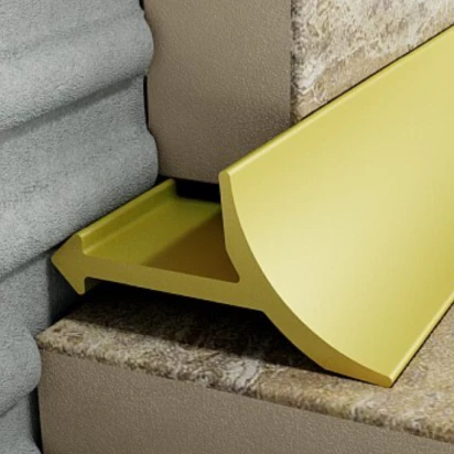 Profil W wewnętrzny 10 mm długość 250 cm aluminiowy, anodowany Excellent LIPBAWEAZ.10/250 złoty