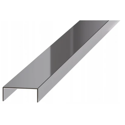 Profil dekoracyjny U 0,8x1x270 Eviso PRO LINE PRSI-0001 srebrny