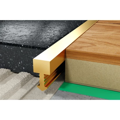 Profil fugowy QT 5x200 Excellent LIPMFK.5/200 mosiądz