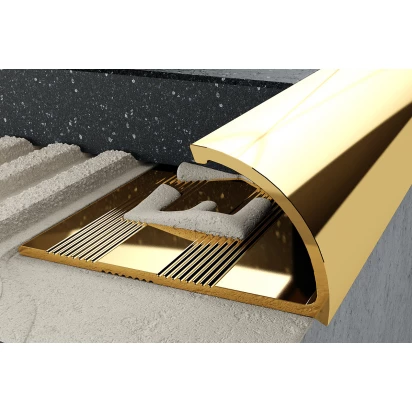 Profil krawędziowy C 10x250 Excellent LIPKAEPZ.10/250 złoty