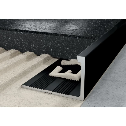 Profil krawędziowy L 12x250 Excellent LIPLAPEPCZ.12/250 czarny mat