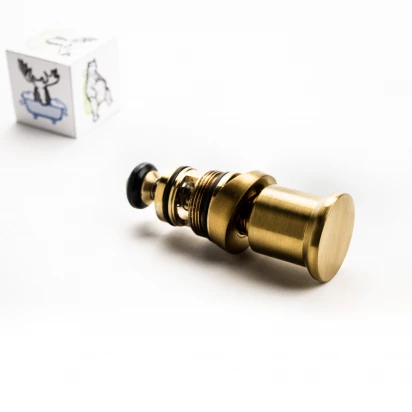 Przełącznik baterii wannowej wolnostojącej Omnires Y CZ2223 złoty szczotkowany