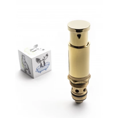 Przełącznik do baterii wannowej podtynkowej Y1235GL (nowy typ) Omnires Y CZ1525 złoty