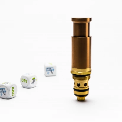 Przełącznik z blokadą Omnires Y CZ4529 miedź szczotkowana