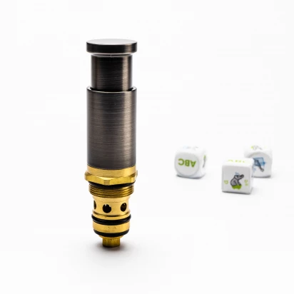 Przełącznik z blokadą Omnires Y CZ4530 grafit szczotkowany