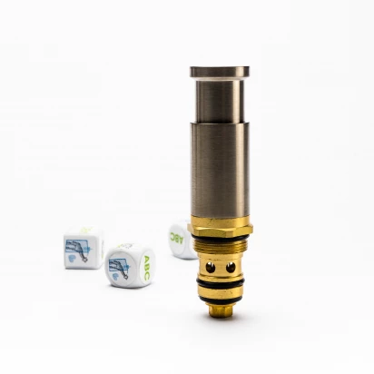 Przełącznik z blokadą Omnires Y CZ4535 nikiel szczotkowany