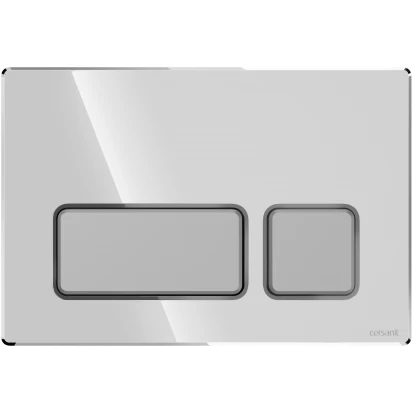 Przycisk do spłuczek Cersanit BLOCK K97-0560 chrom połysk/chrom mat