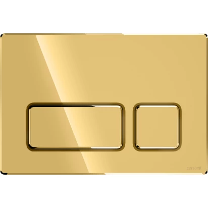 Przycisk do spłuczek Cersanit BLOCK K97-465 złoty połysk