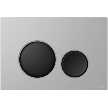 Przycisk do spłuczek Cersanit LUNA K97-0564 chrom mat/czarny mat