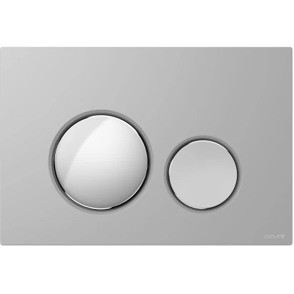 Przycisk do spłuczek Cersanit LUNA K97-0571 chrom mat/chrom połysk