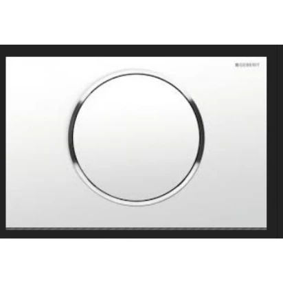 Przycisk do spłuczek UP300, UP320, UP720 przedni Geberit SIGMA10 115.758.KJ.5 biały / chrom błyszczący