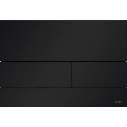 Przycisk do spłuczek WC metalowy Tece SQUARE II 9240833 czarny matowy