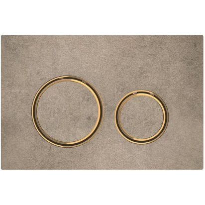 Przycisk spłukujący do WC Geberit SIGMA50 115.652.JV.1 imitacja betonu / mosiądz