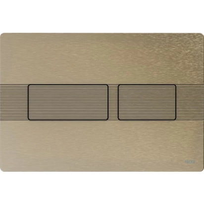 Przycisk spłukujący do WC Tece TECEsolid 9240437 nikiel szczotkowany o strukturze liniowej