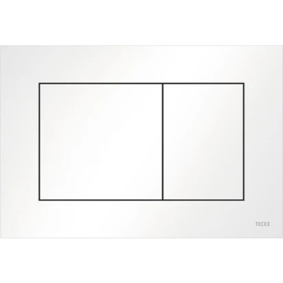 Przycisk spłukujący do WC z tworzywa TECEnow 9240405 biały antybakteryjny