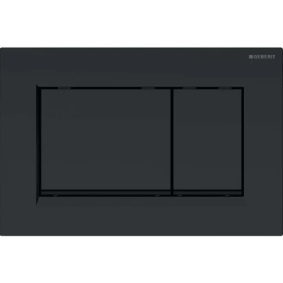 Przycisk spłukujący przedni Geberit SIGMA20 115.883.DW.1 czarny / czarny mat