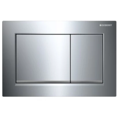 Przycisk spłukujący przedni / górny do spłuczek Geberit OMEGA20 115.080.KH.1 chrom błyszczący / chrom matowy