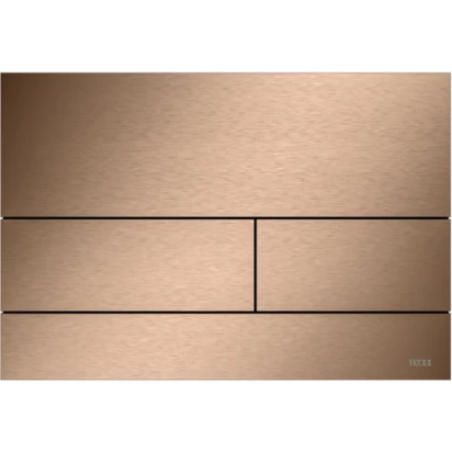 Przycisk spłukujący z metalu do WC TECEsquare II 9240840 czerwone złoto szczotkowane