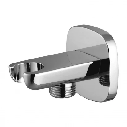 Przyłącze kątowe mosiężne z uchwytem na rączkę prysznicową Omnires HUDSON 8879