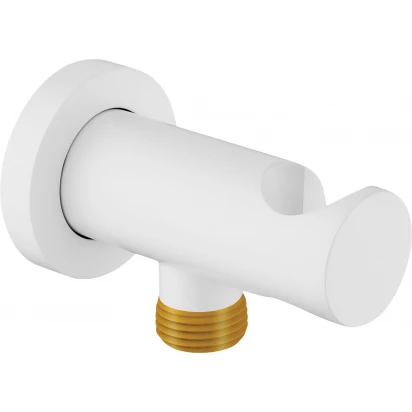 Przyłącze kątowe okrągłe Deante CASCADA NAC A51K białe