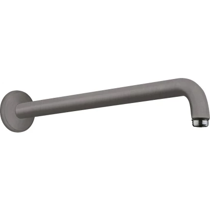 Ramię deszczownicy ścienne 39 cm Hansgrohe 27413340 czarny chrom szczotkowany