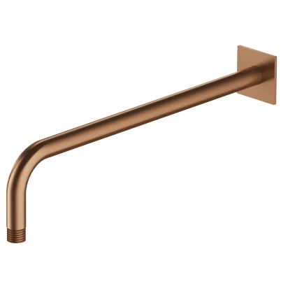 Ramię prysznicowe ścienne 40 cm Omnires RA01C/KCPB miedź szczotkowana