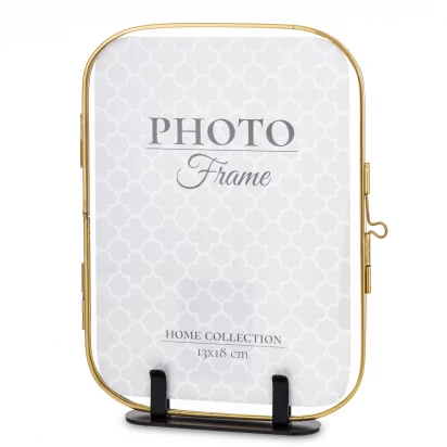Ramka na zdjęcie metalowa złota Casablanca 169268