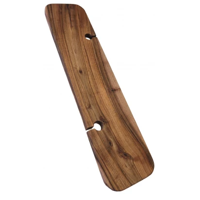 Ręcznie robiona półka na wannę drewniana Scande zaokrąglona