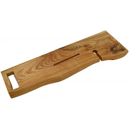 Ręcznie wykonana półka na wannę na iPod i kielich xobdeean jasny dąb