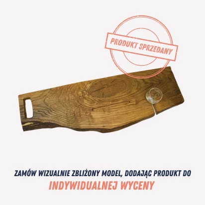 Ręcznie wykonana półka na wannę nieregularna na iPod i kielich xob49