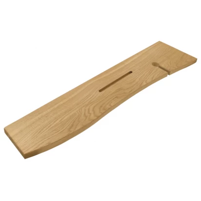 Ręcznie wykonana półka nawannowa FALA na iPad i kieliszek