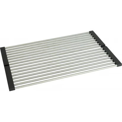 Rollmata Ociekacz składany Deante ZZH 02NM stal szczotkowana/czarny