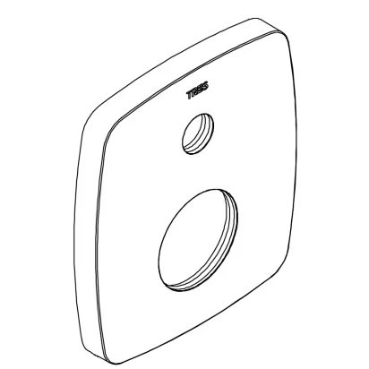 Rozeta baterii podtynkowej 11,5x128 CANIGO Tres 299.180.01