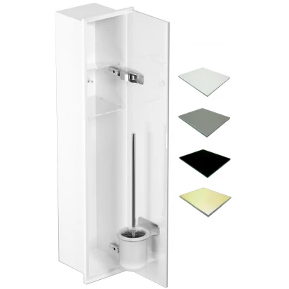 Schowek WC 80 cm biały MCJ ZERO Z.PWAD LWH WC 800 STWH satin/gold/1xdrzwi