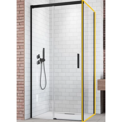 Ścianka boczna 110x200 Radaway IDEA BLACK S1 387053-54-01L lewa