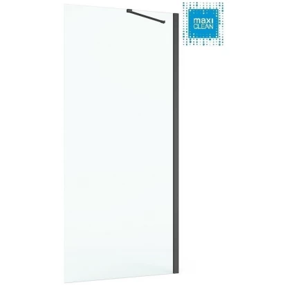 Kabina walk-in / ścianka boczna 70x195 Roca CAPITAL BLACK AM4407016M czarna