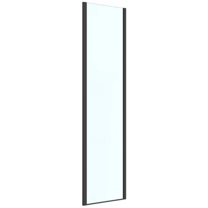 Ścianka prysznicowa 80 cm Oltens BREDA 22104300 czarna mat