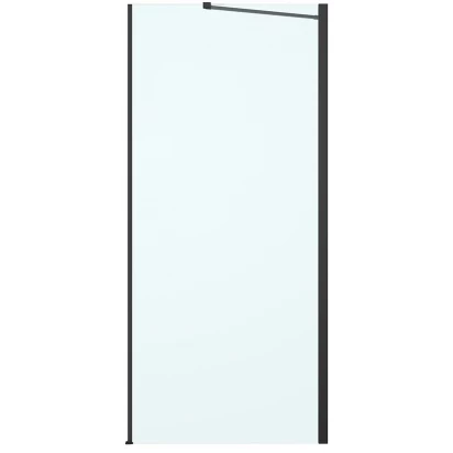 Ścianka prysznicowa 80 cm boczna do drzwi Oltens HALLAN 22100300 czarna mat