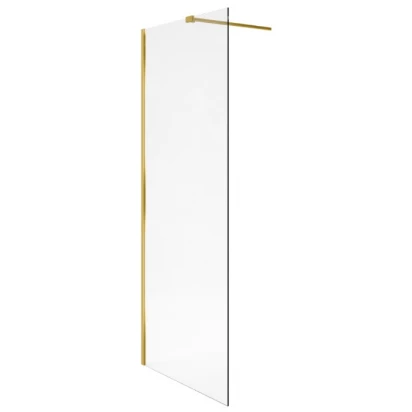 Ścianka prysznicowa walk-in 80x200 prosta Clean Control Excellent VIDOQ KAEX.1506.K.800.GL zloty połysk
