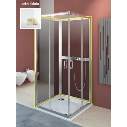 Ścianki tylne 80x80x190 Radaway PREMIUM PLUS 2S 33443-01-06N fabric