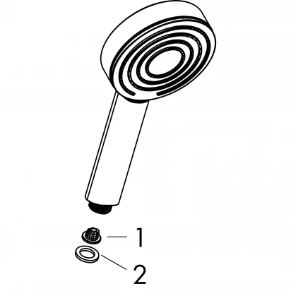 Słuchawka prysznicowa 1-funkcyjna Hansgrohe PULSIFY S 24120000