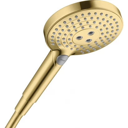 Słuchawka prysznicowa 3-funkcyjna EcoSmart Hansgrohe RAINDANCE SELECT S 26531990 złoty optyczny polerowany