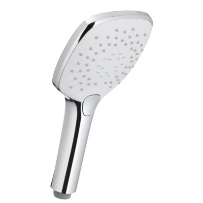 Słuchawka prysznicowa kwadratowa, 3-funkcyjna KFA ANGELIT 842-072-40 chrom / biała