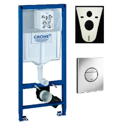 Stelaż podtynkowy WC 4w1 + przycisk spłukujący NOVA COSMOPOLITAN Grohe RAPID SL 38813001