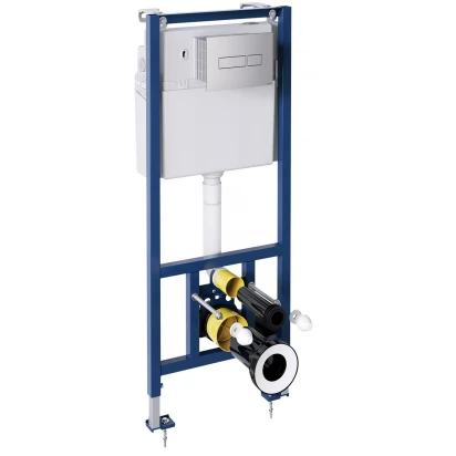 Stelaż podtynkowy WC + przycisk Omnires CLASSIC 9050281S017 chrom