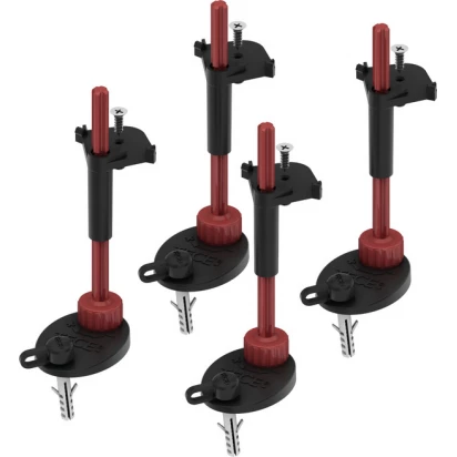 Stopki montażowe z izolacją akustyczną Tece TECEdrainpoint S 3.690.007