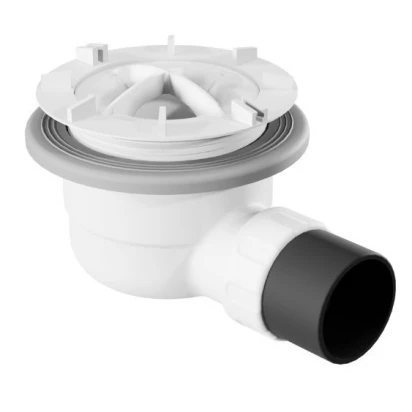 Syfon do brodzika 90 mm bez pokrywy Excellent VERT INEX.2116.90.B.WH biały