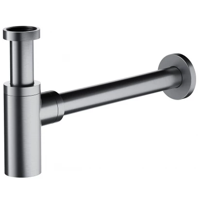 Syfon umywalkowy ozdobny Omnires A186NI nikiel szczotkowany