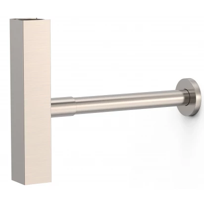 Syfon umywalkowy teleskopowy w prostokątnej obudowie  Tres  10710342AC stalowy